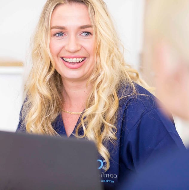 Ceramic braces work just like metal braces